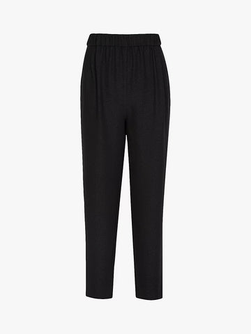 BRAND NEW REISS BLACK METALLIC TAPERED LEG JOGGER STYLE TROUSERS SIZE 6