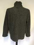 DKNY JEANS GREY WOOL JACKET SIZE L
