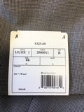 BRAND NEW CALVIN KLEIN BLACK & GREY WEAVE 100% WOOL SUIT SIZE 44R/ 36W/ 32L