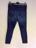 BRAND NEW WITH DEFECT J BRAND MARIA HEART BREAK BLUE SKINNY LEG JEANS SIZE 29W/ 28L