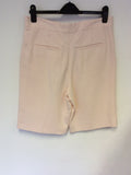 BRAND NEW COS PALE PINK FORMAL SHORTS SIZE 38 UK 10