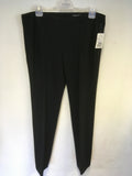 BRAND NEW BARBARA LEBEK BLACK STRETCH TROUSERS SIZE 20