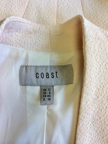 COAST PALE PEACH/BLUSH SPECIAL OCCASION JACKET SIZE 12