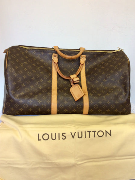 LOUIS VUITTON BROWN MONOGRAM 60 KEEPALL