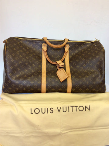 LOUIS VUITTON BROWN MONOGRAM 60 KEEPALL