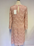 BRAND NEW GINA BACCONI PINK LACE SPECIAL OCCASION DRESS SIZE 12