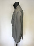 TED BAKER PASHION GREY WOOL & MOHAIR BLEND SUIT SIZE 44R / 38W/ 31 L