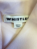 WHISTLES NUDE PINK SLEEVELESS PENCIL DRESS SIZE 8