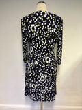 PRÉCIS PETITE NAVY,YELLOW & WHITE TULIP PRINT DRESS SIZE 12