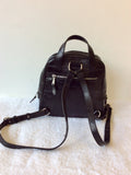 MULBERRY BLACK LEATHER CONGO BACK PACK/ SHOULDER BAG