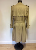 AQUASCUTUM HONEY BELTED TRENCH COAT SIZE L