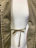 MARC JACOBS BEIGE COTTON FITTED JACKET SIZE 6 UK 10