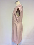 BRAND NEW JAEGER PALE PINK CAP SLEEVE PENCIL DRESS SIZE 18