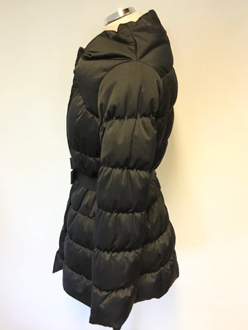 KATE SPADE NEW YORK BECKY DOWN FILLED BELTED PUFFER COAT SIZE S