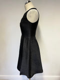 COAST BLACK SPOT EMBELLISHED  NECK SLEEVELESS FIT & FLARE OCCASION DRESS SIZE 10