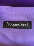 JACQUES VERT PURPLE EMBROIDERED LONG DUSTER COAT SIZE 16