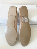 MAGELLAN GOLD LEATHER BALLERINA FLAT PUMPS SIZE 5/38