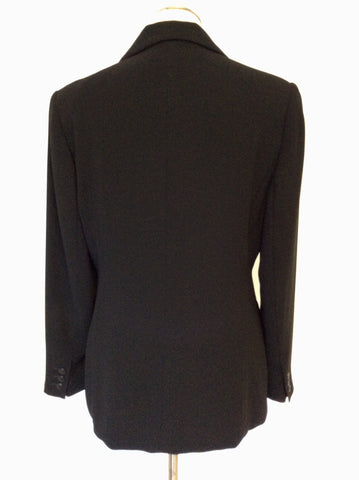 PATSY SEDDON FOR PHASE EIGHT BLACK TROUSER SUIT SIZE 12