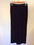 BRAND NEW MARKS & SPENCER AUTOGRAPH BLACK TUXEDO TROUSER SUIT SIZE 8/10