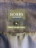 HOBBS INVITATION DARK MIDNIGHT BLUE FINEST ITALIAN CLOTH JACKET SIZE 16