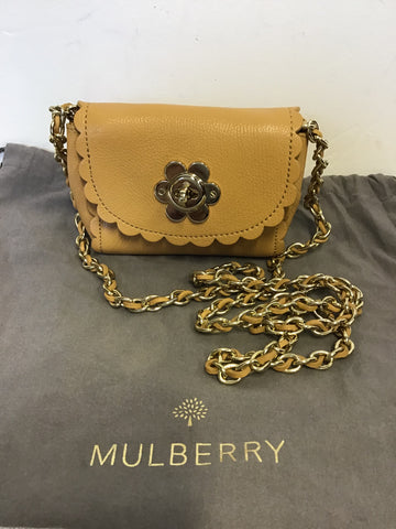 BRAND NEW MULBERRY BISCUIT MINI CECILY FLOWER BAG