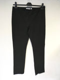 BRAND NEW WHITE LABEL BY THE WHITE COMPANY BLACK STRETCH STRAIGHT LEG TROUSERS SIZE 14