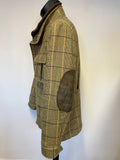 JOULES HAMILTON BROWN TWEED 100% WOOL COUNTRY JACKET SIZE XL