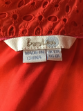 BODEN BRODERIE ANGLAISE SLEEVELESS A LINE DRESS SIZE 10