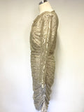 PHASE EIGHT CREAM LACE LONG SLEEVE SPECIAL OCCASION DRESS SIZE 14