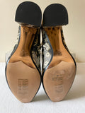 BRAND NEW TED BAKER ISHBEL BLACK & METALLIC JACQUARD PRINT FRABRIC ANKLE BOOTS SIZE 5/38