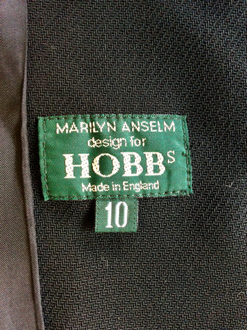 HOBBS BLACK WOOL JACKET SIZE 10