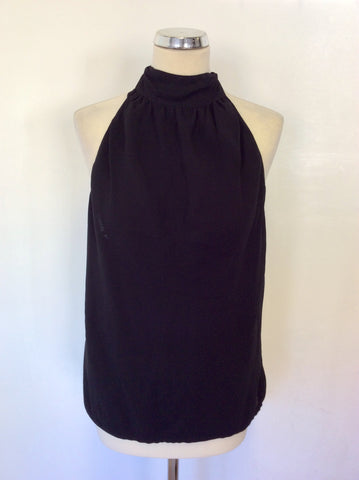 COAST BLACK HALTERNECK TOP SIZE 16