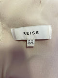REISS DAHLIA NUDE SHORT SLEEVE  LACE SPECIAL OCCASION PENCIL DRESS  SIZE 14