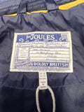 JOULES NAVY BLUE QUILTED ZIP & PRESS STUD FASTEN COAT SIZE 18