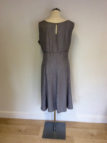 JACQUES VERT SILVER GREY SPECIAL OCCASION DRESS SIZE 20