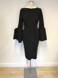 BRAND NEW ROKSANDA BLACK CADDY DRESS SIZE 8/10
