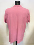 POLO BY RALPH LAUREN PINK SHORT SLEEVED POLO SHIRT SIZE XL