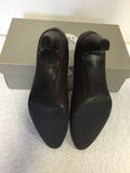 BRAND NEW PETER KAISER BROWN NUBUCK LEATHER HEELS SIZE 4/37