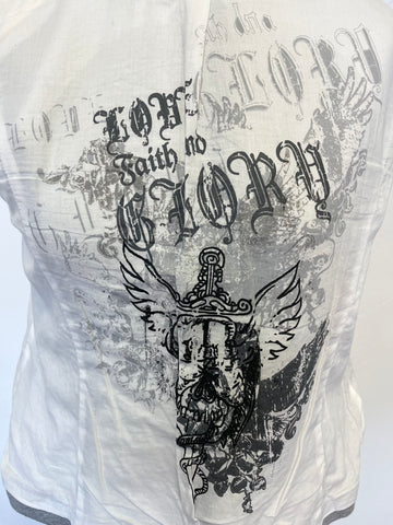 OUI COLLECTION GREY COTTON JERSEY LONG SLEEVE FITTED JACKET SIZE 14