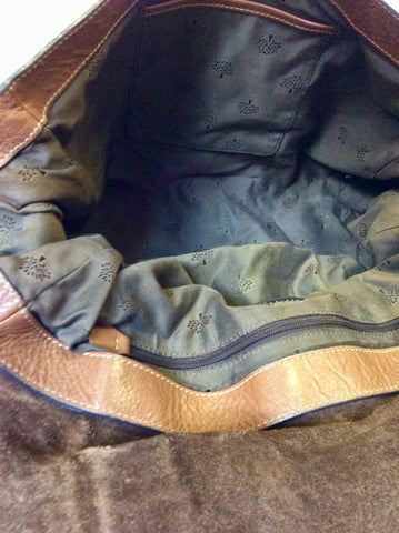 MULBERRY ALEXA OAK TAN BUFFALO LEATHER CROSS BODY STRAP SATCHEL BAG