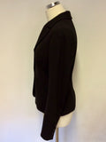 HOBBS BLACK WOOL SUIT JACKET SIZE 10