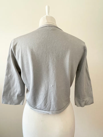PHASE EIGHT GREY BOLERO CARDIGAN SIZE 14