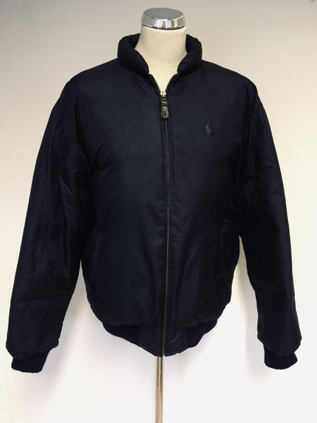 RALPH LAUREN POLO DARK BLUE PADDED DOWN PUFFA JACKET SIZE XL/ 20