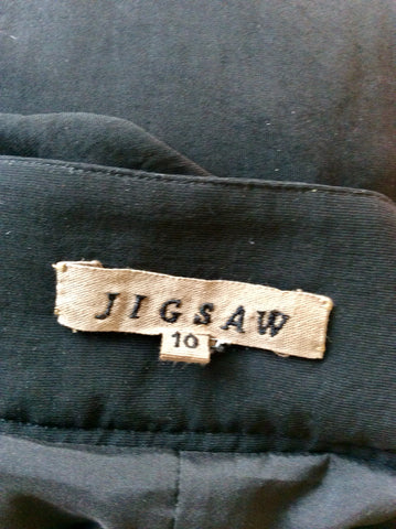 JIGSAW BLACK FLOATY LONG SKIRT SIZE 10