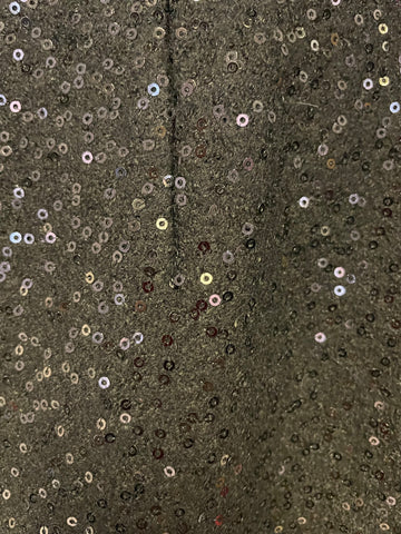 BRAND NEW BODEN BLACK WOOL BLEND SEQUINNED PENCIL SKIRT SIZE 12L