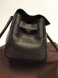 MULBERRY DARK BROWN LEATHER SMALL BAYSWATER BAG