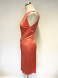 LK BENNETT CORAL SLEEVELESS PENCIL DRESS SIZE 10