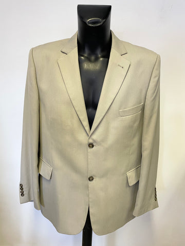 LAKELAND BEIGE SINGLE BREASTED SUIT SIZE 44R/38R