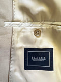 BLAZER TAILORING CREAM LINEN SINGLE BREASTED SUIT SIZE 42R/ 36W