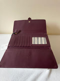 BRAND NEW JASPER CONRAN BURGUNDY PURSE/ WALLET